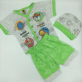 3 Pcs Suit Set Summer Safari Tour For 0-3 Months