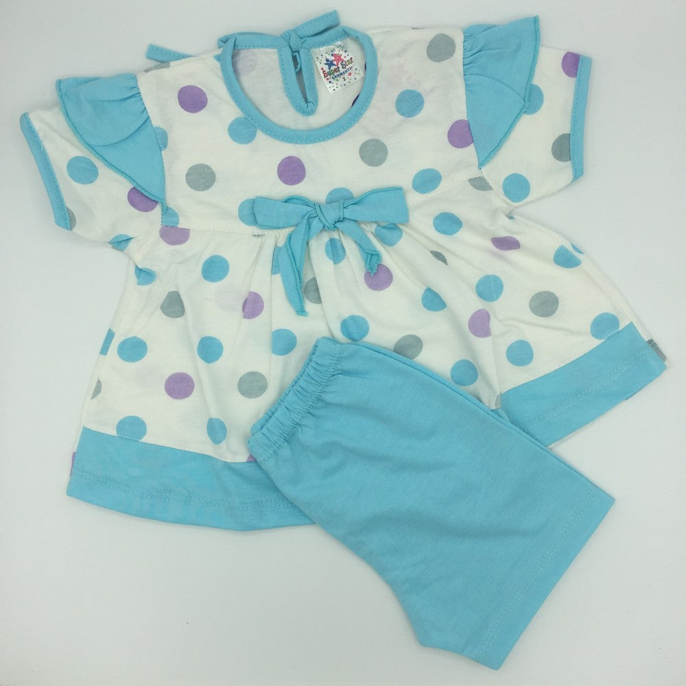 Baby Summer Bow Frock Dress for 6-12 Months