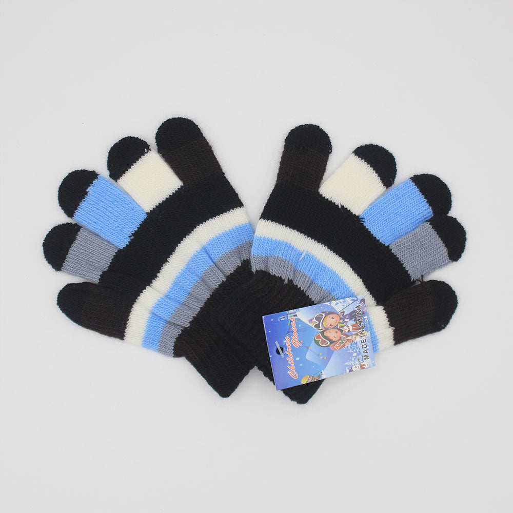 Baby 6-24 Months Super Soft Woolen Gloves Multi Colored