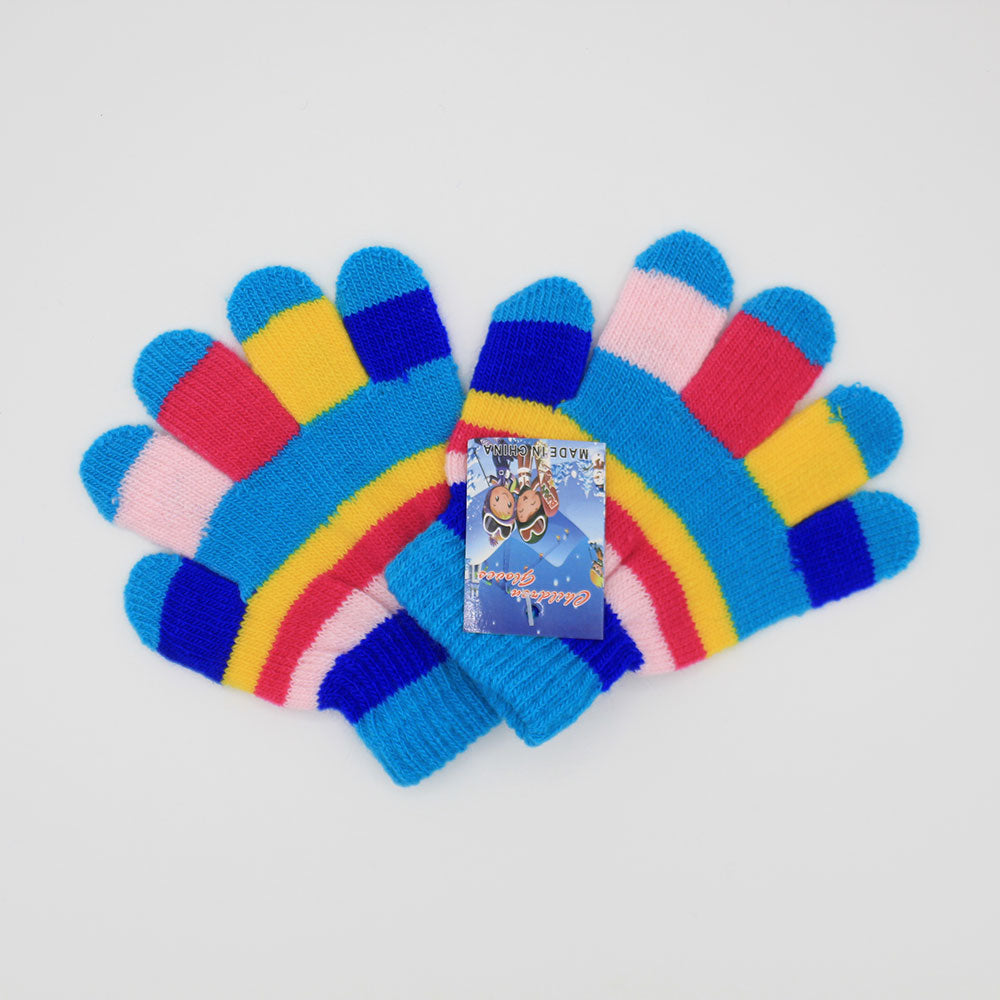 Baby 6-24 Months Super Soft Woolen Gloves Multi Colored