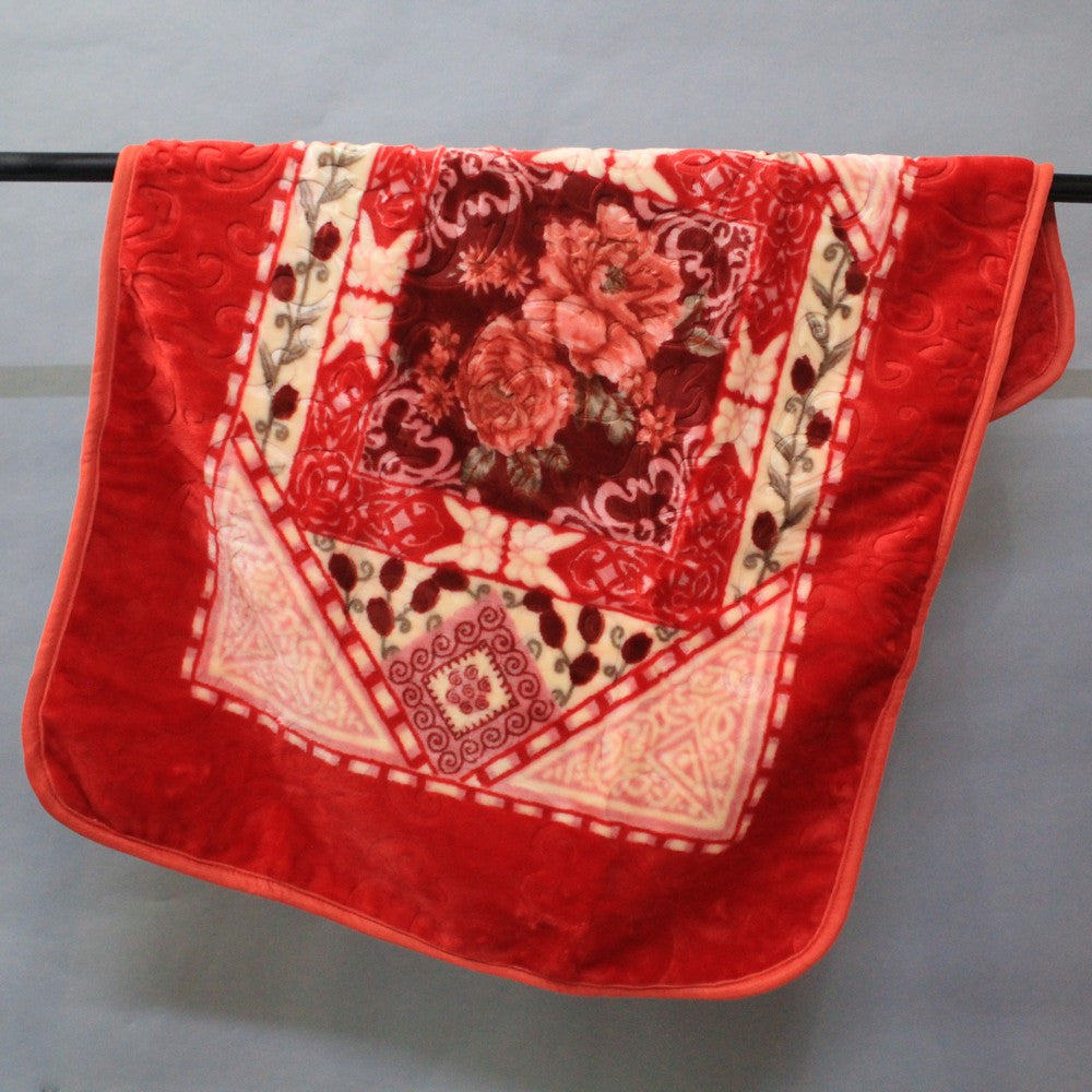 Super Soft Newborn Baby Embossed Blanket Infant Cot Blanket for 0-3 Years