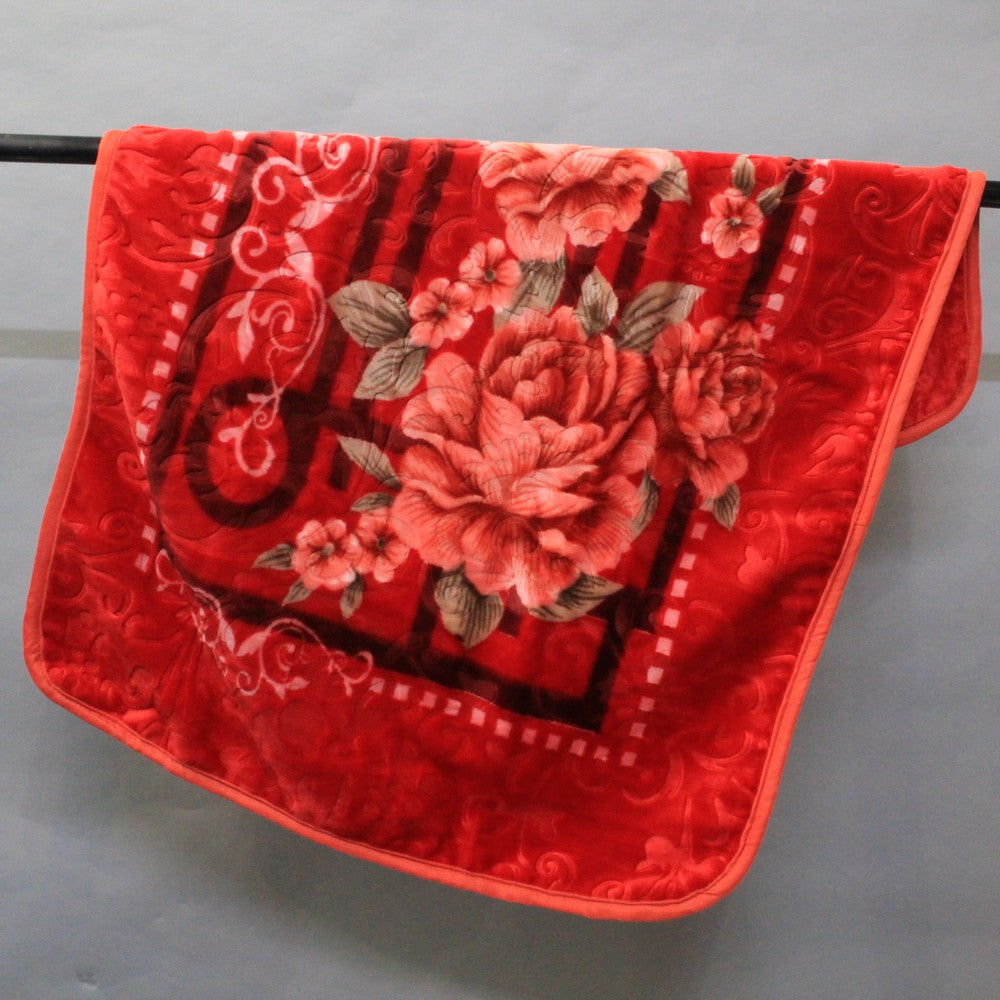 Super Soft Newborn Baby Embossed Blanket Infant Cot Blanket for 0-3 Years