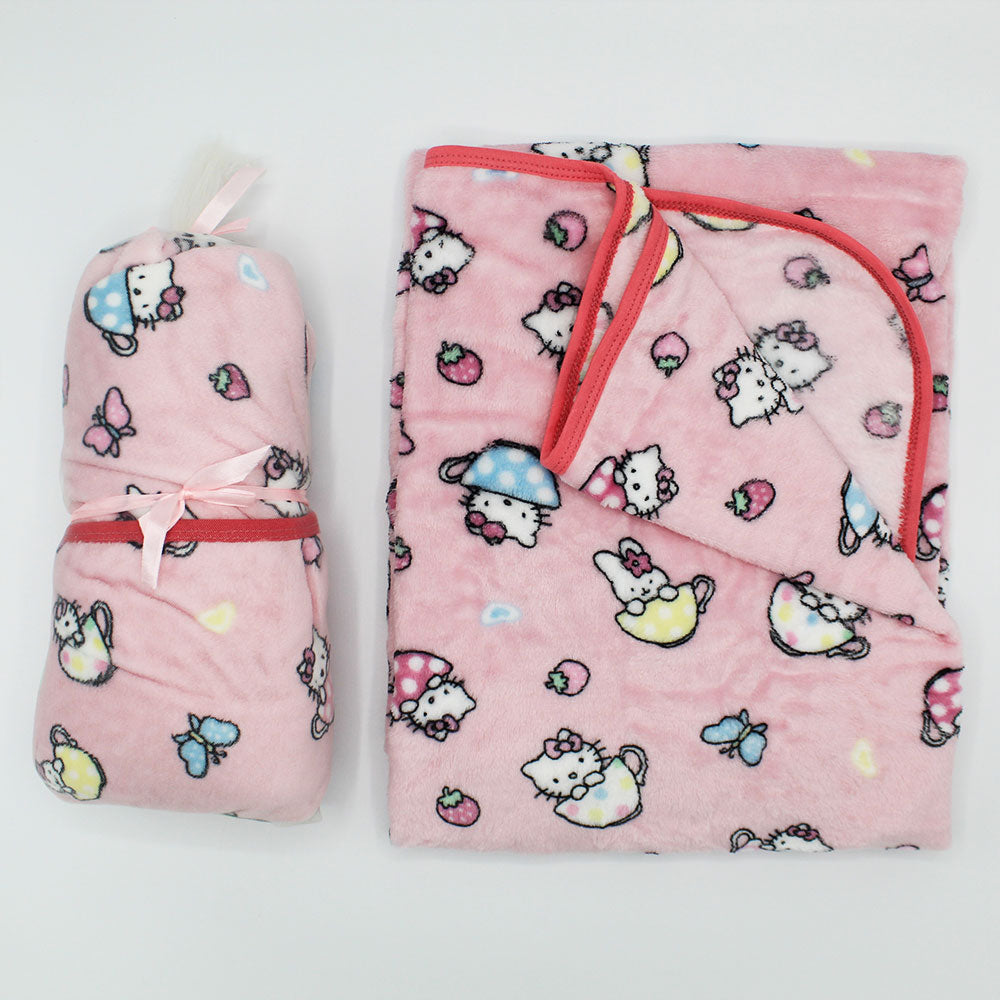 Baby Super Soft Cute Kitten Blanket Comforter Quilt Roll Packing