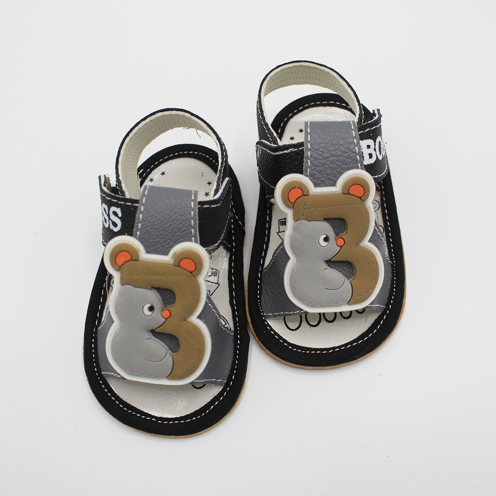 Baby Boy Stylish Cute Bear Sandal for 3-6 Months