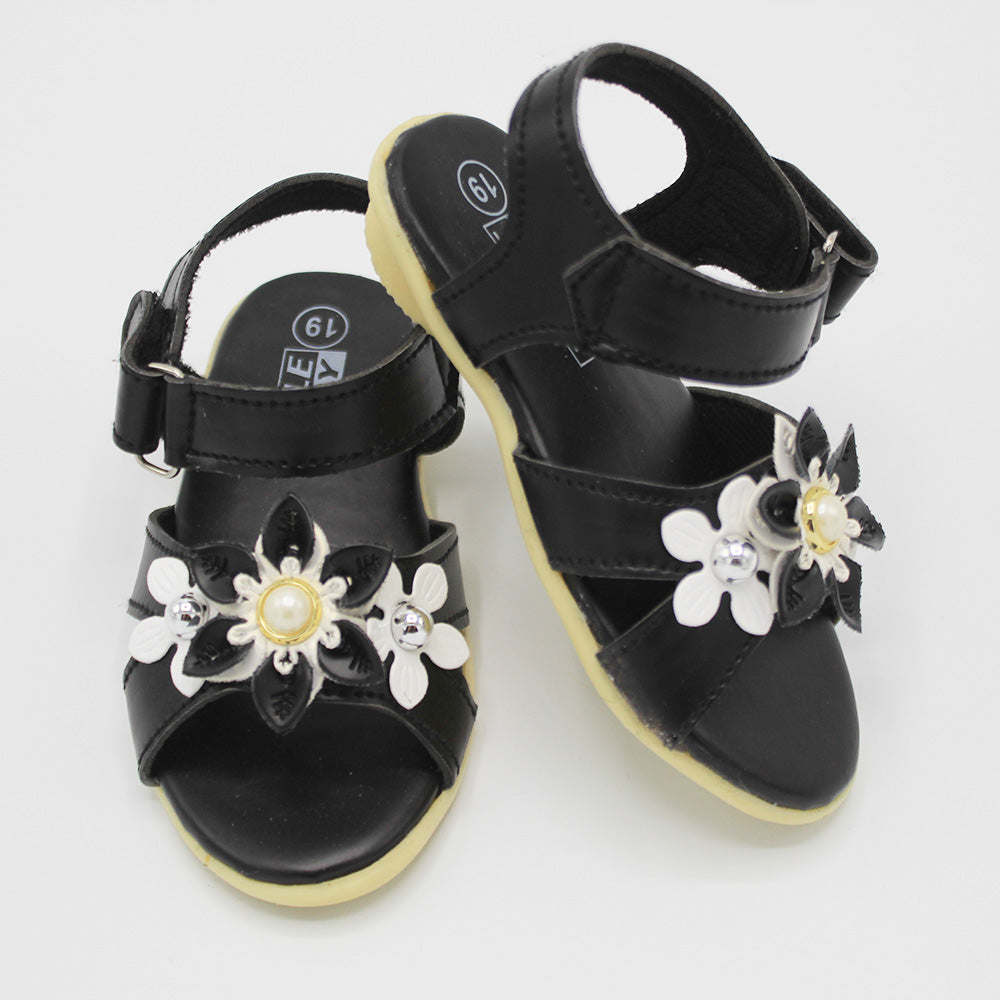 Baby Girl New Fancy Flower Triplet Sandle for 3-15 Months