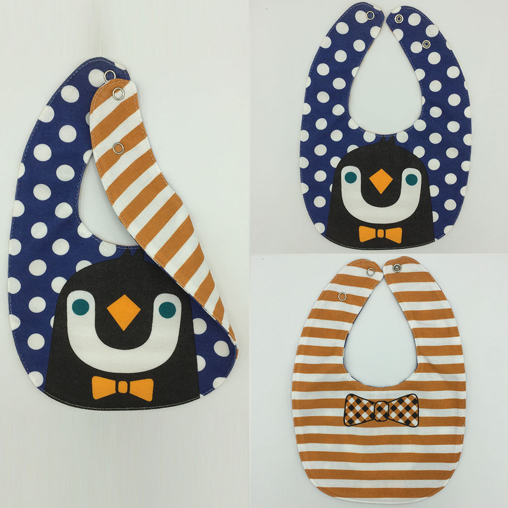 Imported 0-2 years Waterproof Both Sides Printed 2 in 1 - Three Layer Bib