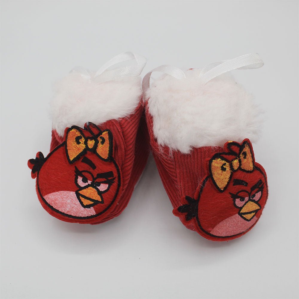 Baby Character Winter Booties With Lace