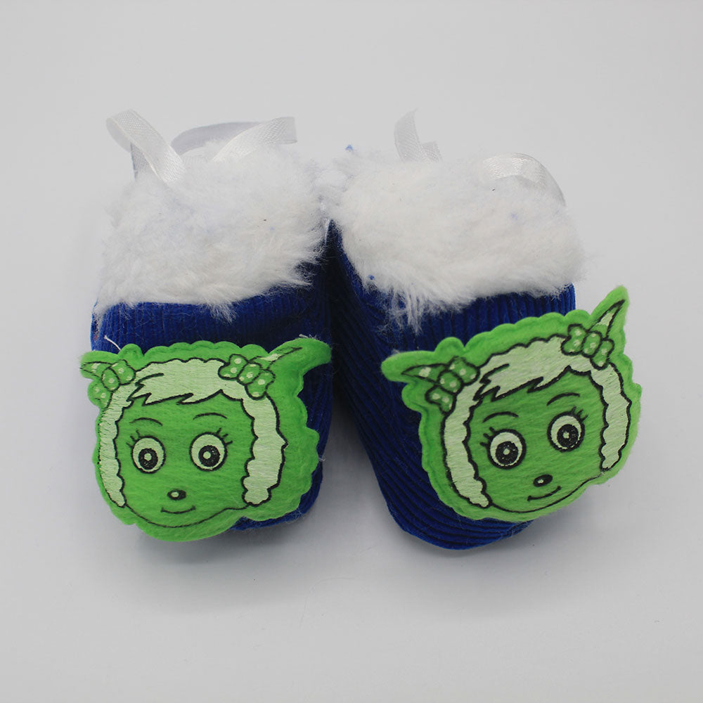 Baby Character Winter Booties With Lace