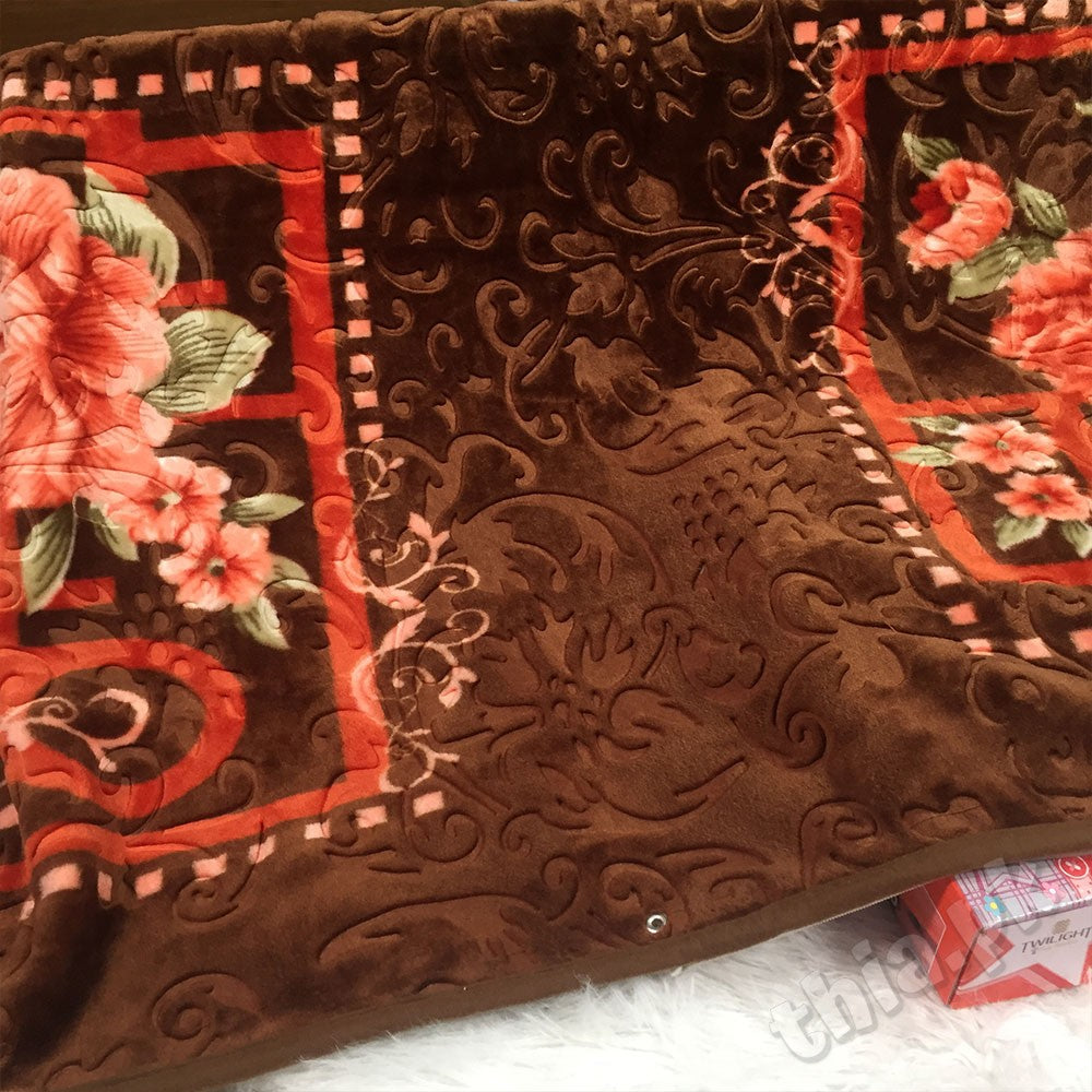 Rosy Baby 2 in 1 Super Soft Baby Zipper Blanket Embossed For 0-3 Years