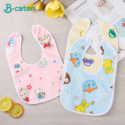 Pack of 3 Imported Baby Waterproof Double Layer Bandana Bibs