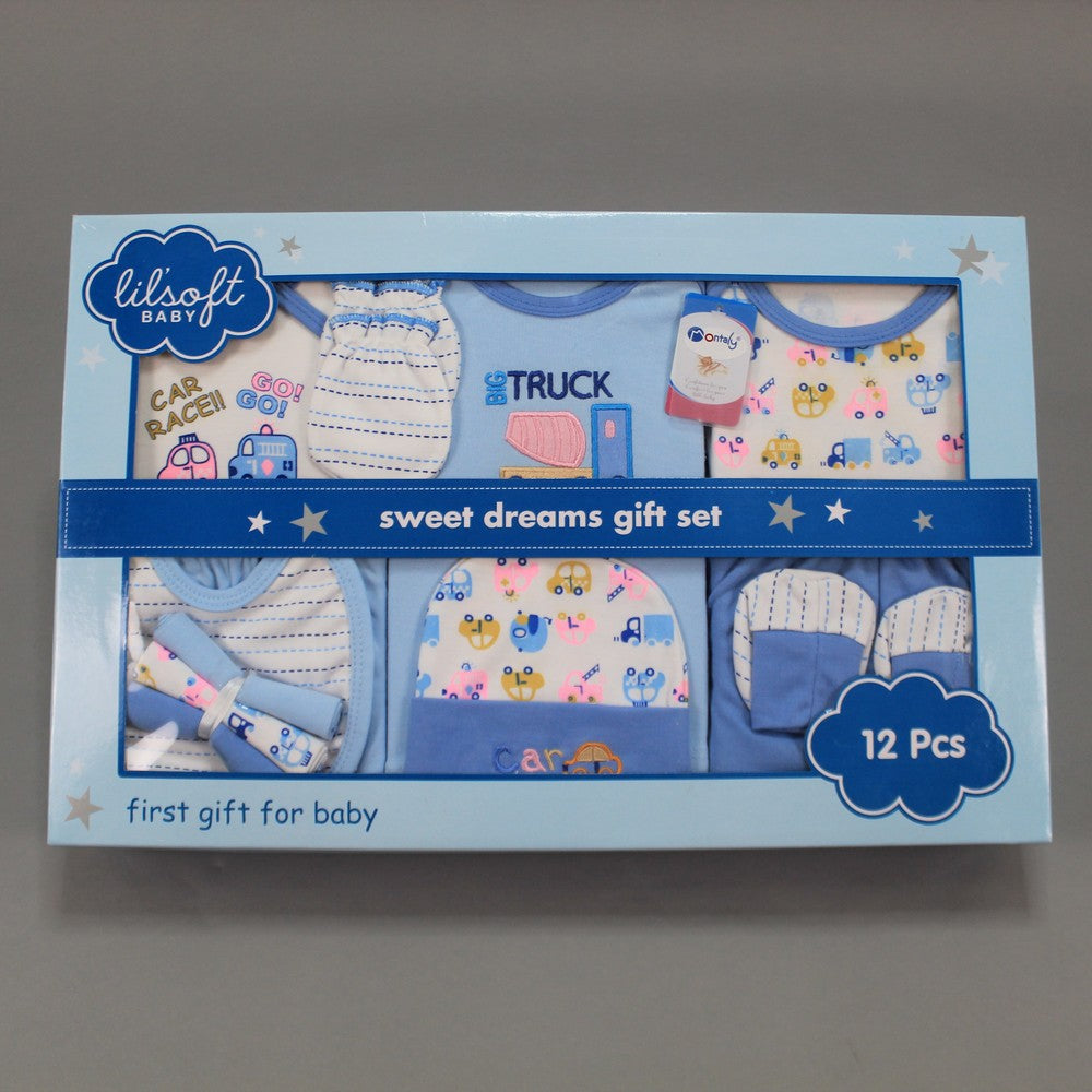 Newborn Lilsoft 12 Pcs Starter Gift Box Set