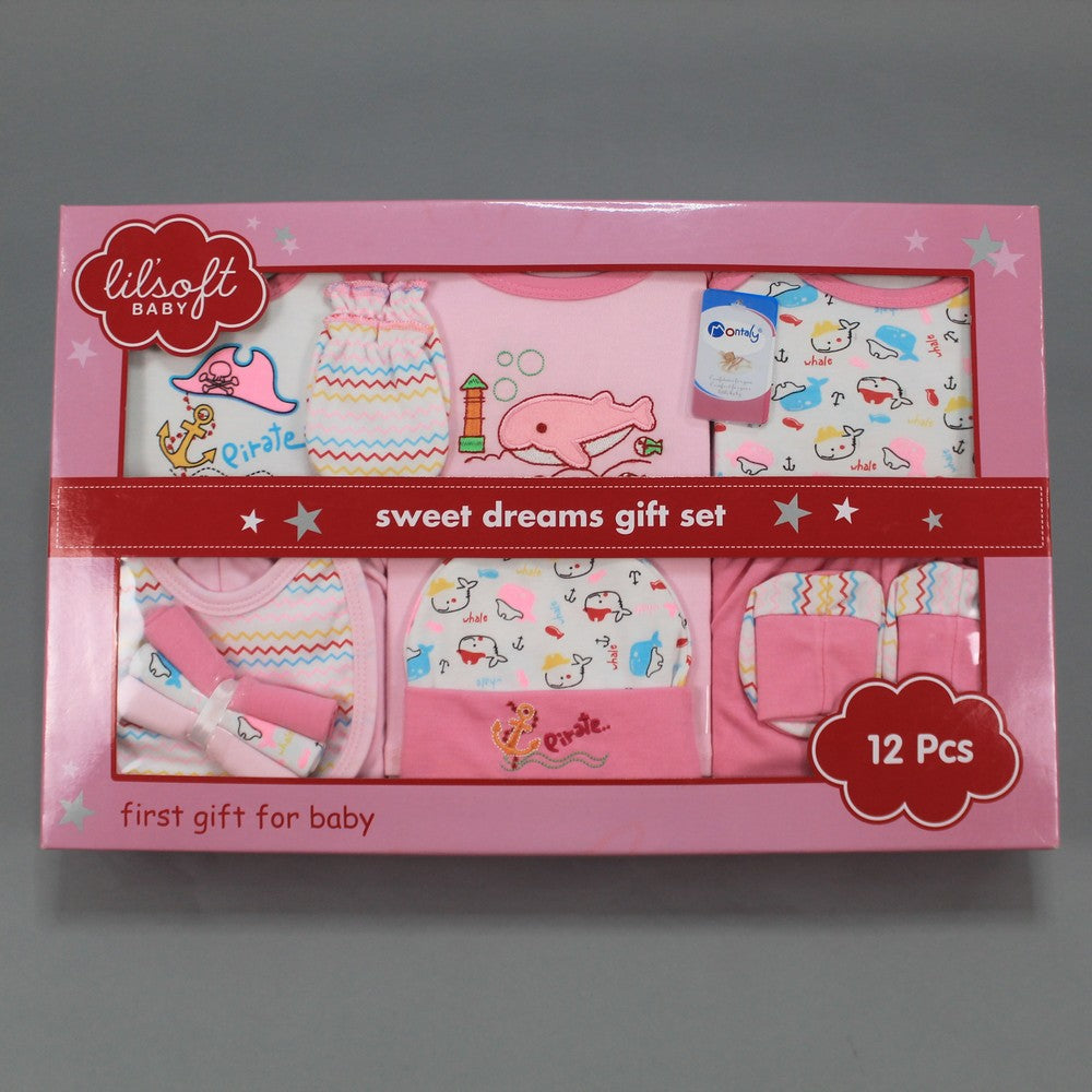Newborn Lilsoft 12 Pcs Starter Gift Box Set