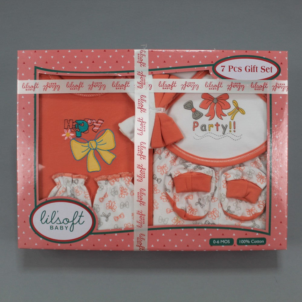 Newborn Lilsoft 7 Pcs Starter Gift Box Set For 0-6 Months