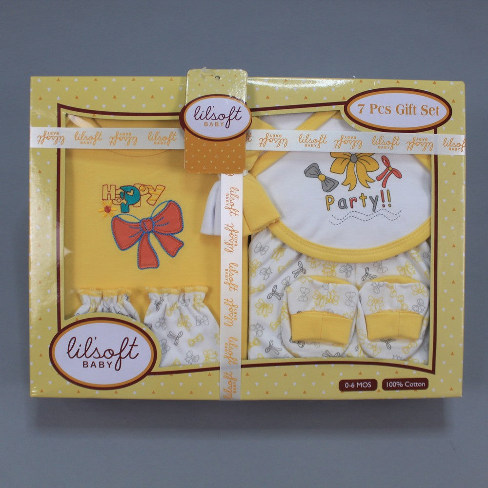 Newborn Lilsoft 7 Pcs Starter Gift Box Set For 0-6 Months
