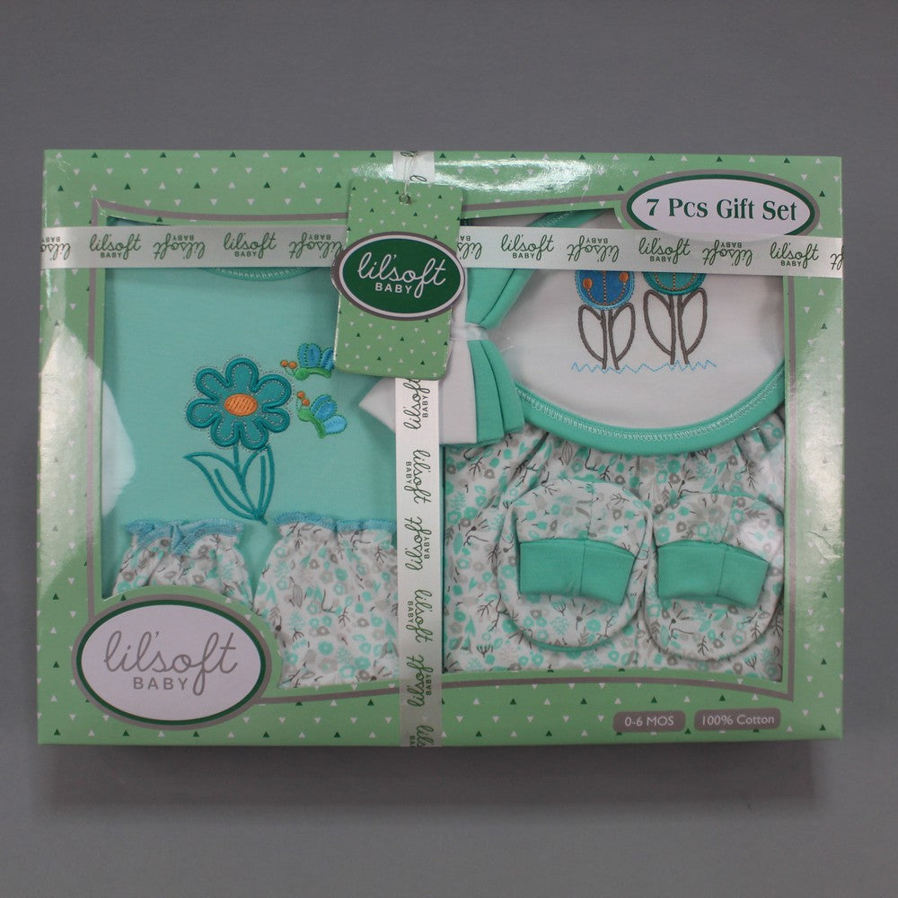 Newborn Lilsoft 7 Pcs Starter Gift Box Set For 0-6 Months