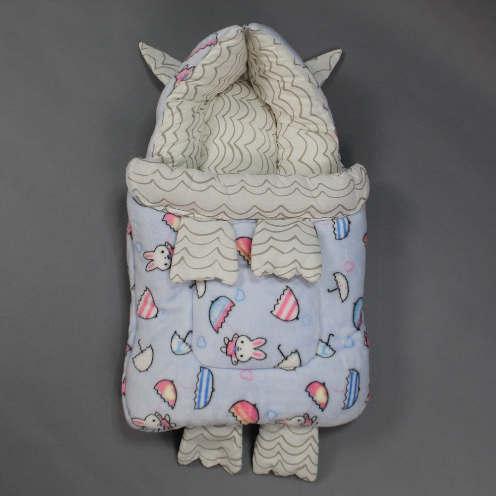 Fancy Velvet Bear Style Hooded Baby Carry Nest