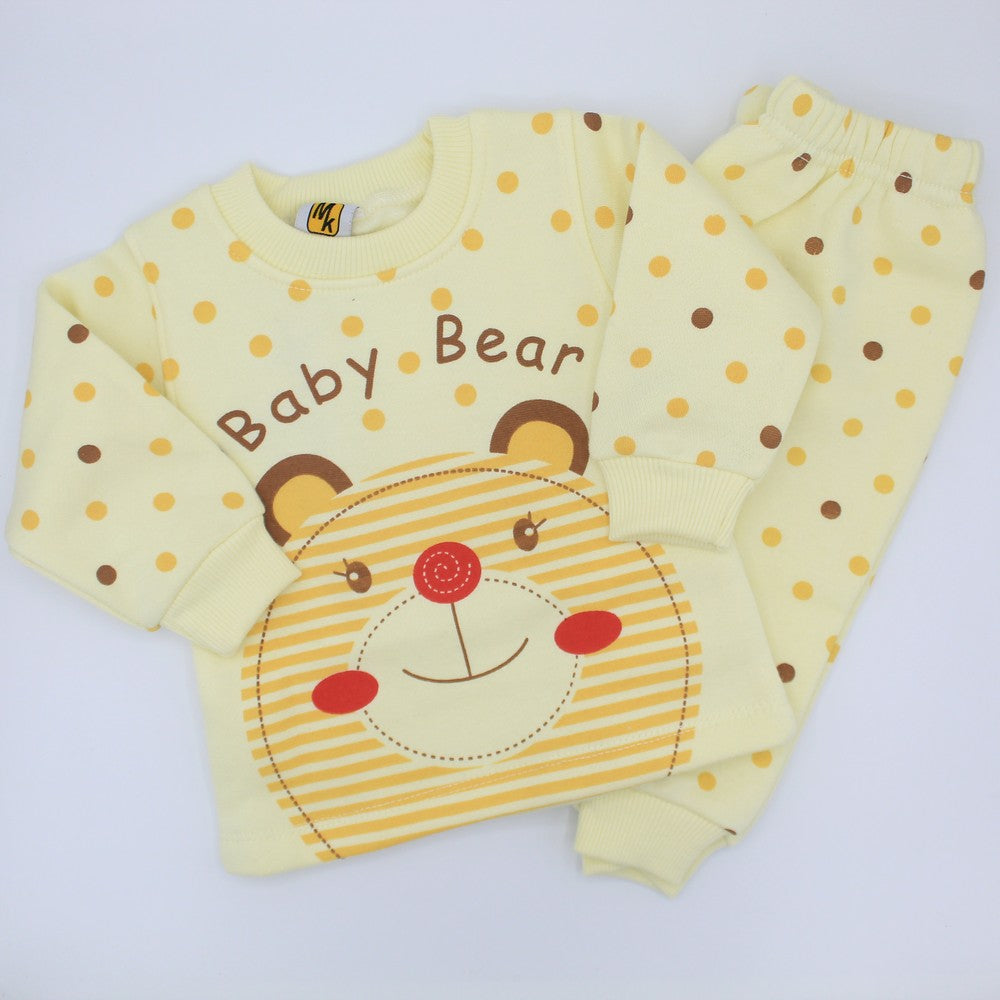 Winter Baby Colored Bear Suit Set for 3-9 Months