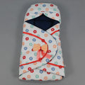 Premium Newborn Baby Fancy Bow Double Patt Swaddle Style Carry Nest