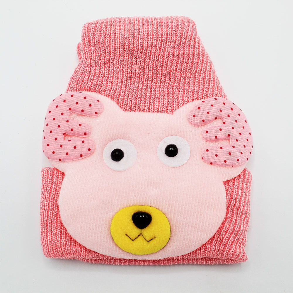 Imported Korean Warm Woolen Bear Cap for 0-12 Months