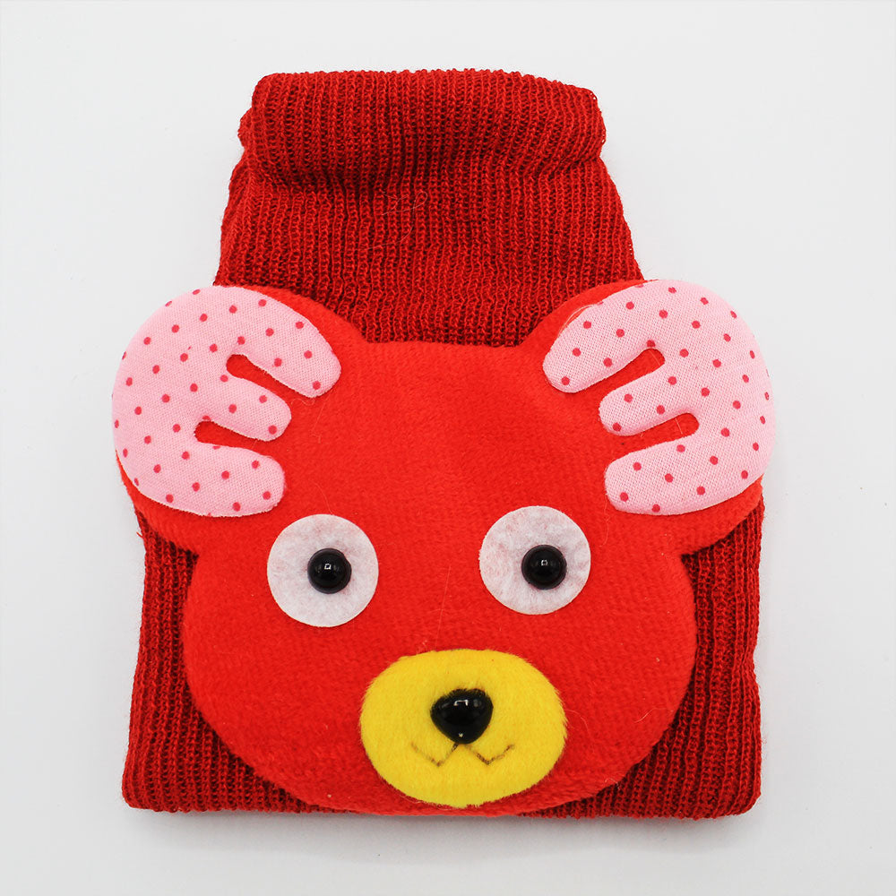 Imported Korean Warm Woolen Bear Cap for 0-12 Months