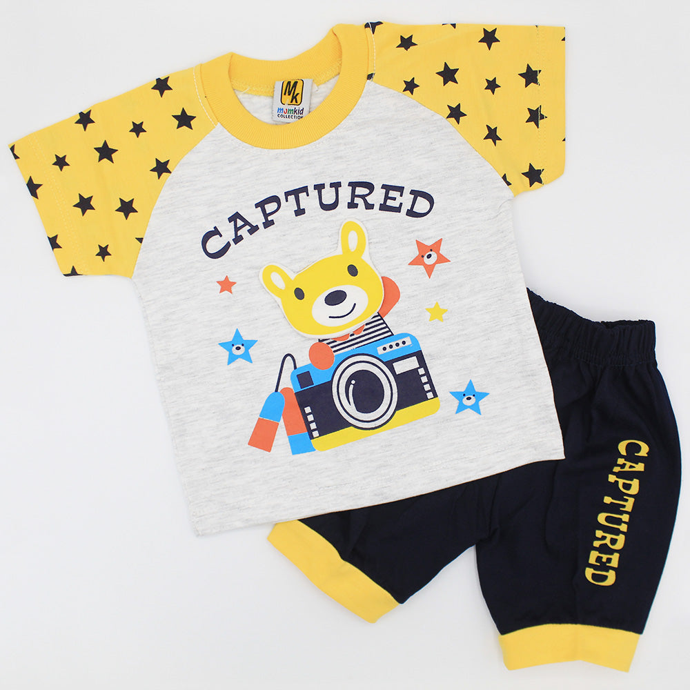 Baby 3D Bear Captured Dress for 3-9 months