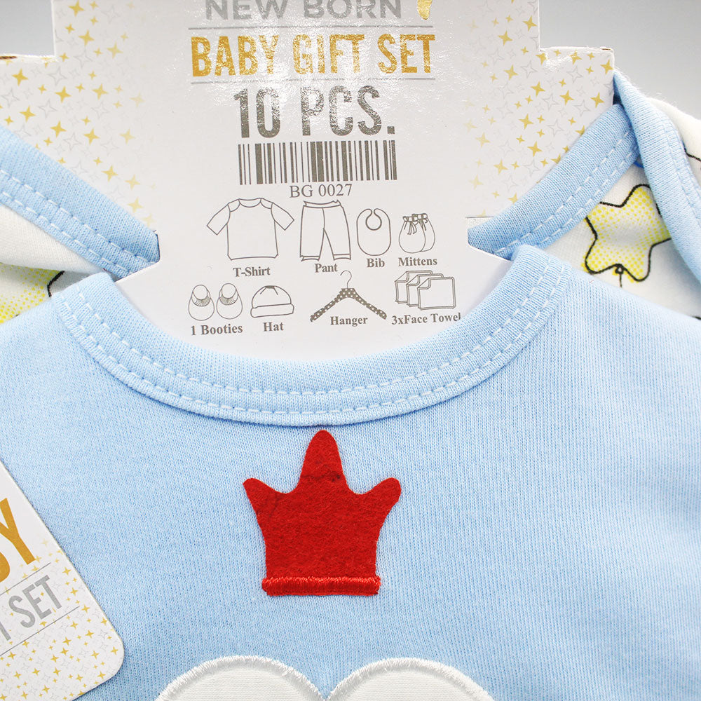 Newborn Baby Disney 10 Pcs 3D Chick Soft Cotton Summer Starter Set for 0-6 Months