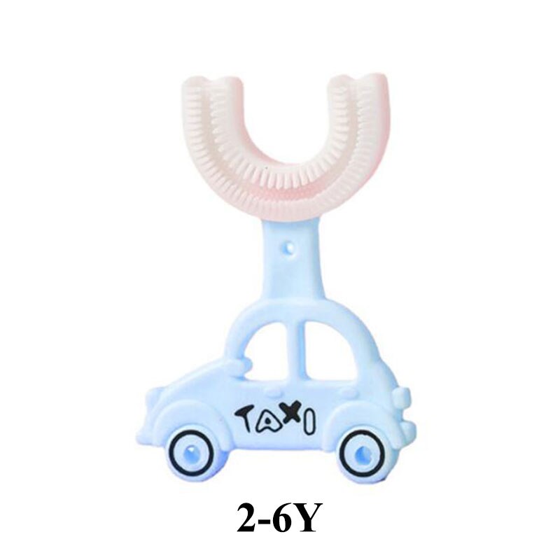 Imported Baby Soft Silicone U-shape Car Tooth Brush