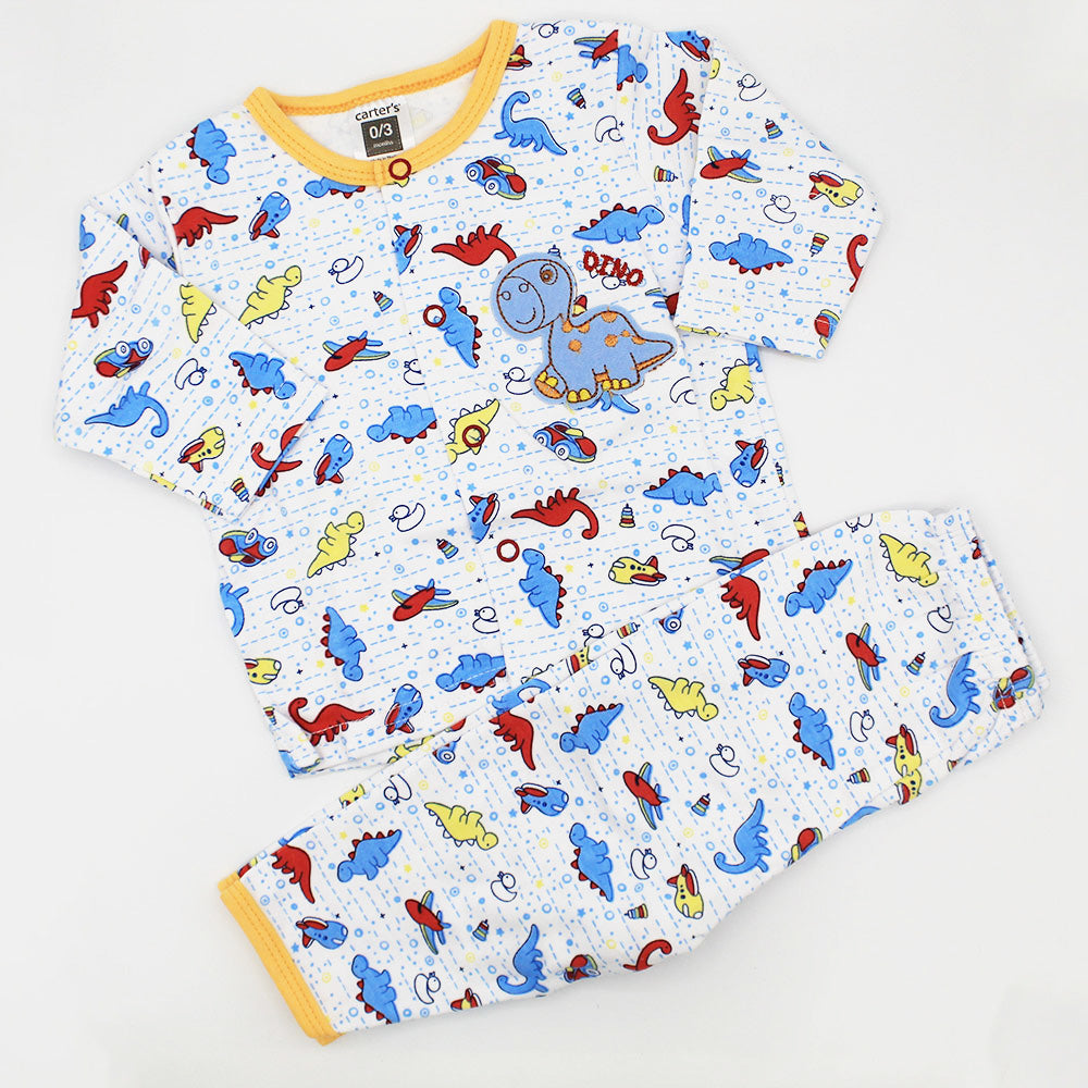 Imported Carters Cute Dino Night Dress for 0-6 months