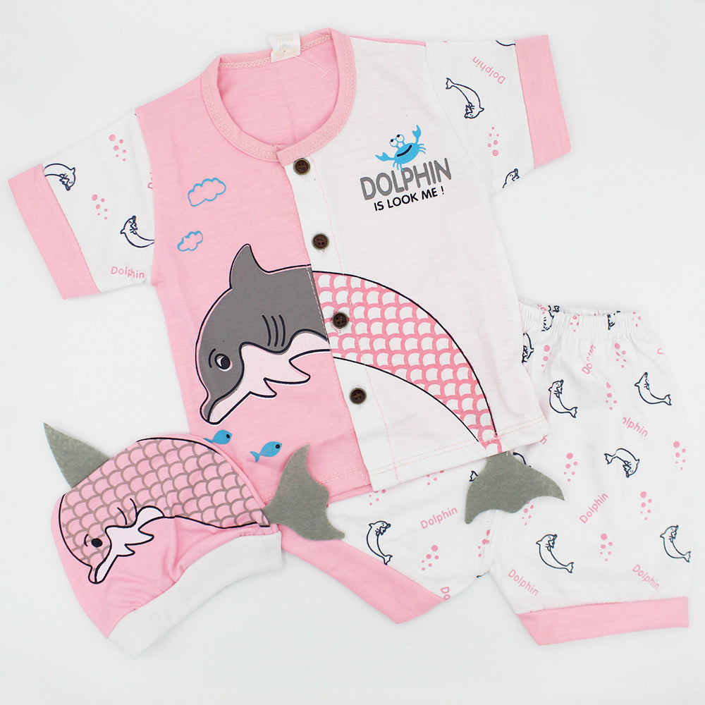 Newborn Baby Cute Dolphin Dress for 0-3 months