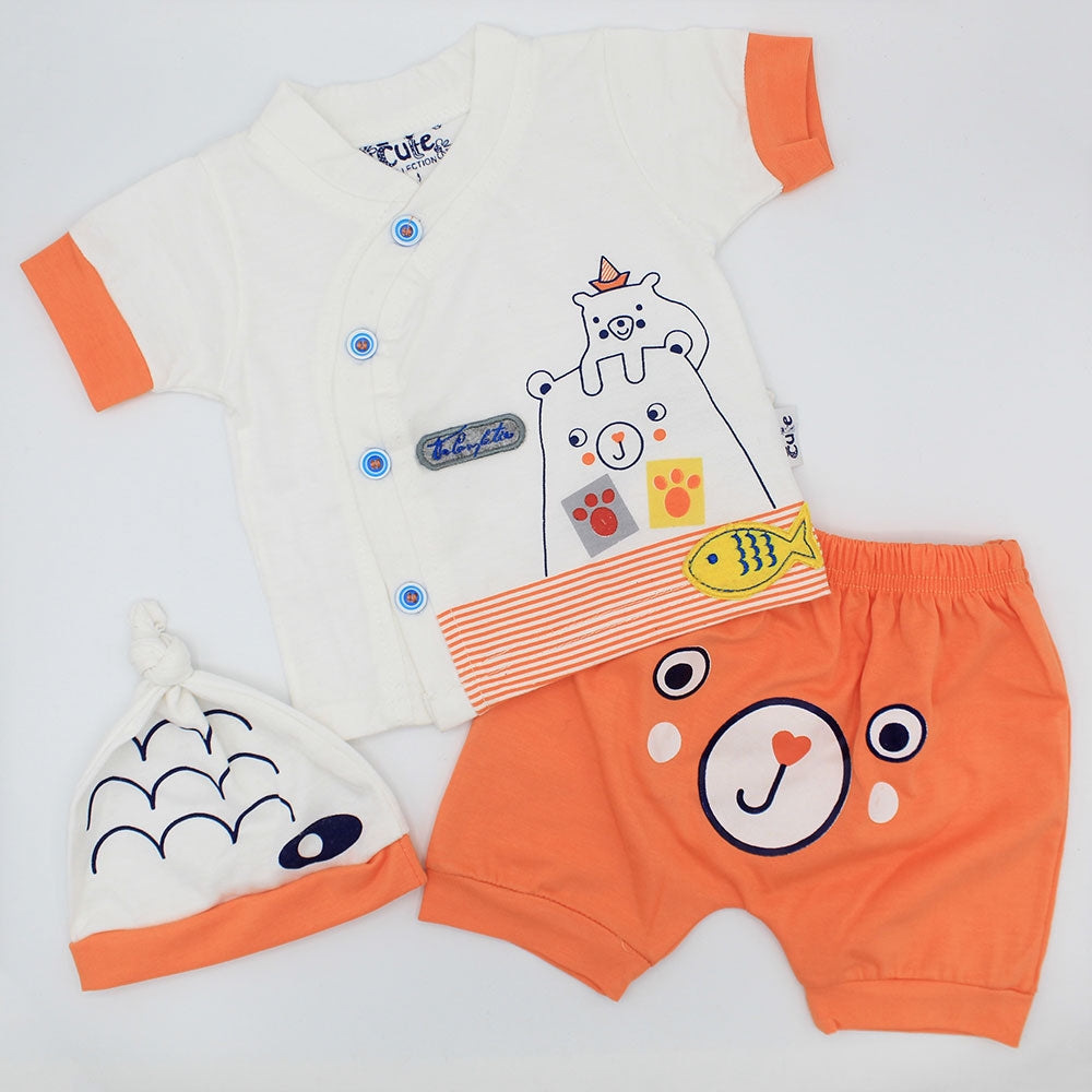 Newborn Baby Fish N Bear Dress for 0-3 months