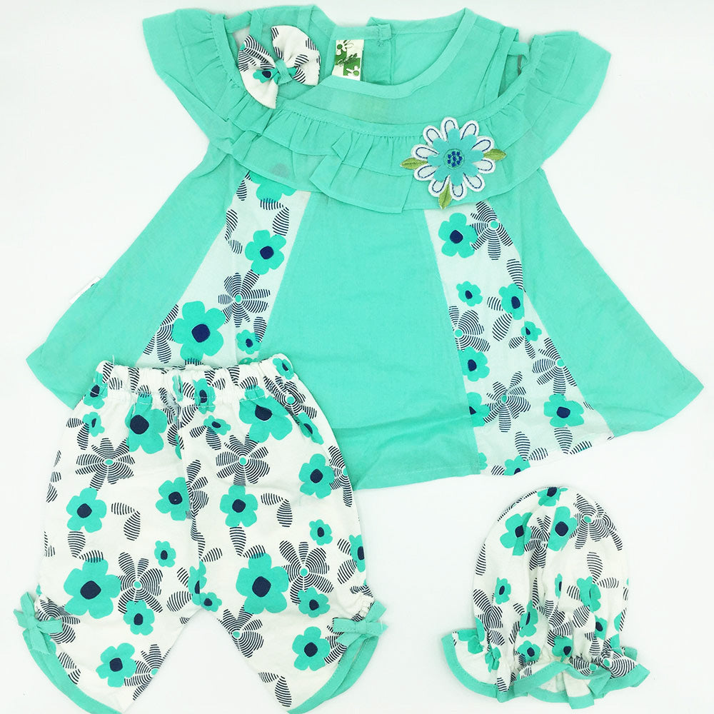 Newborn Baby Girl Summer Frock Dress for 0-3 Months