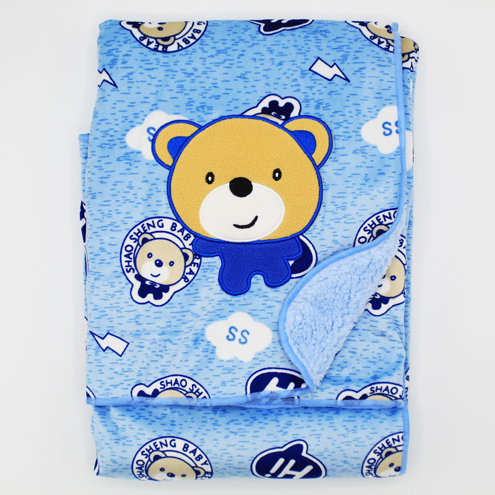 Imported Baby Super Soft Cartoon Fur Blanket For 0-2 Years