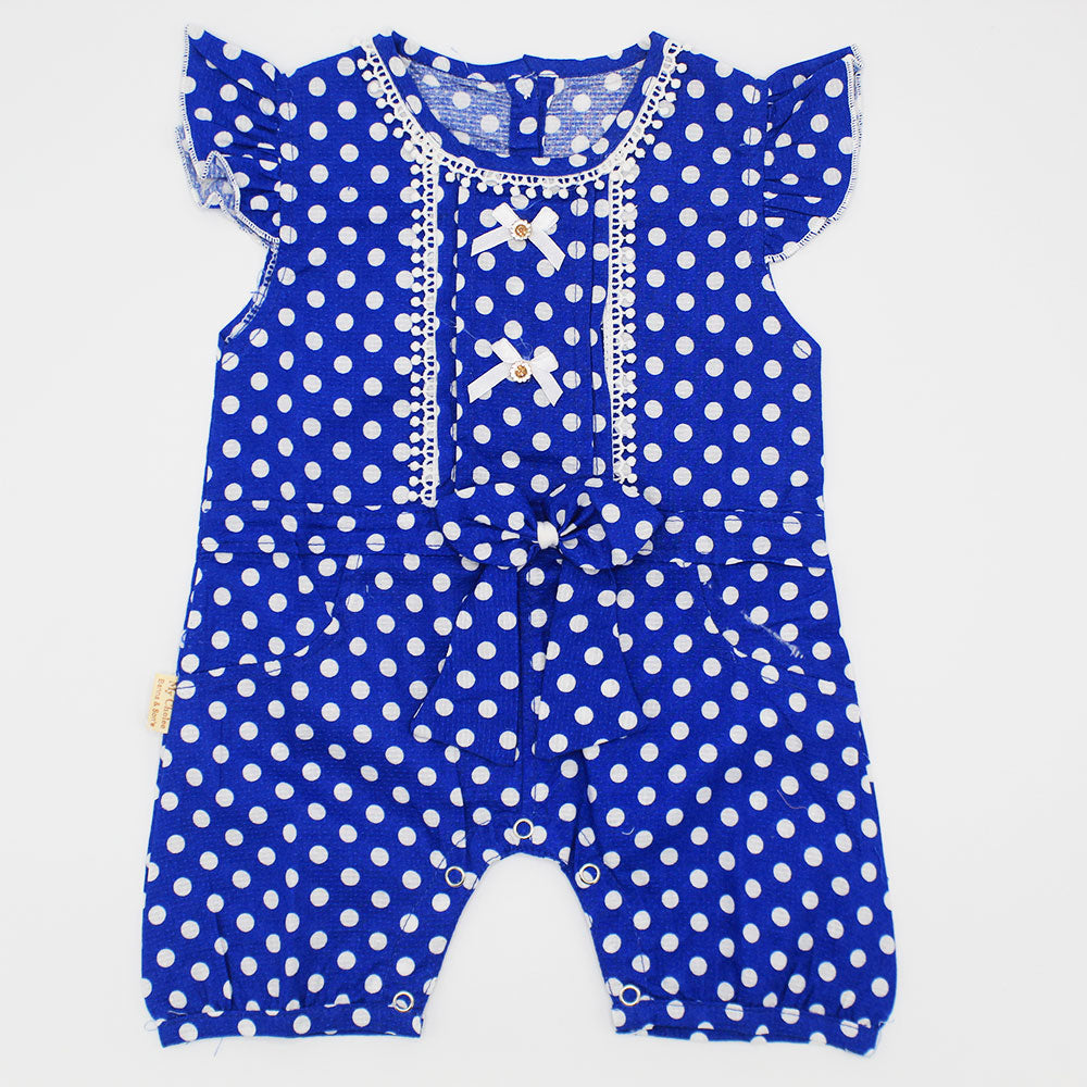 Baby Girl Cut Sleeve Summer Soft Cotton Romper for 0-12 Months
