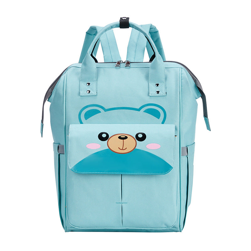 Imported Waterproof Baby Diaper Bag Bear Large Capacity Backpack