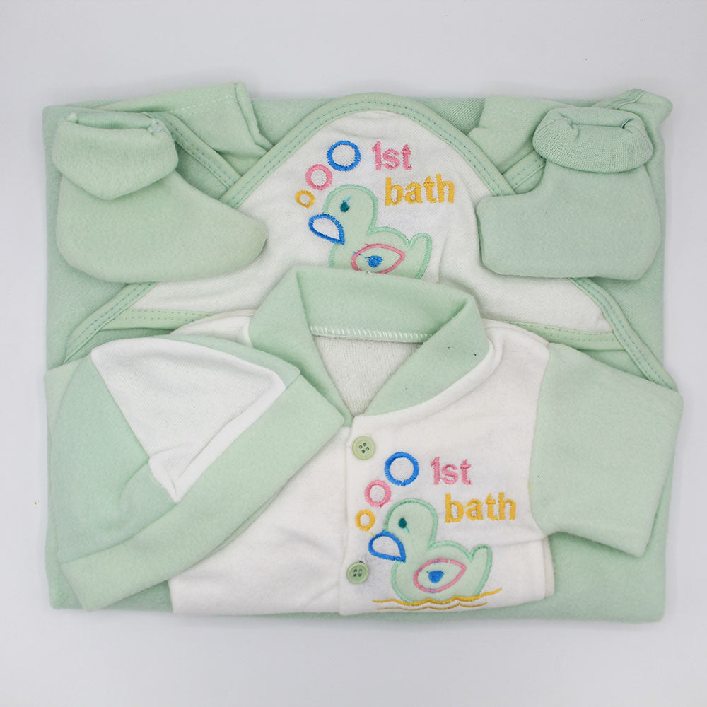 Newborn Baby Winter Fleece 5 Pcs Starter Set 0-3 Months