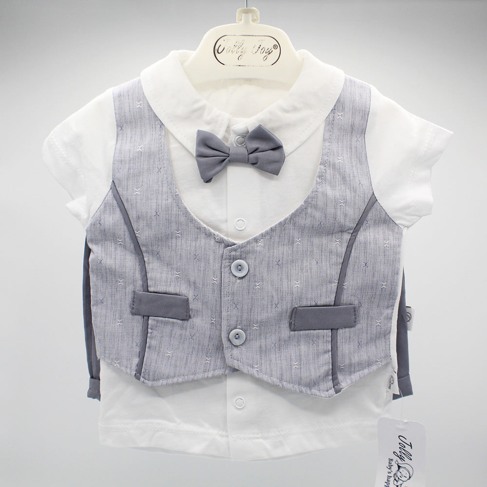 Imported Turkey Gentleman Tuxedo Style Baba Dress for 3-18 months