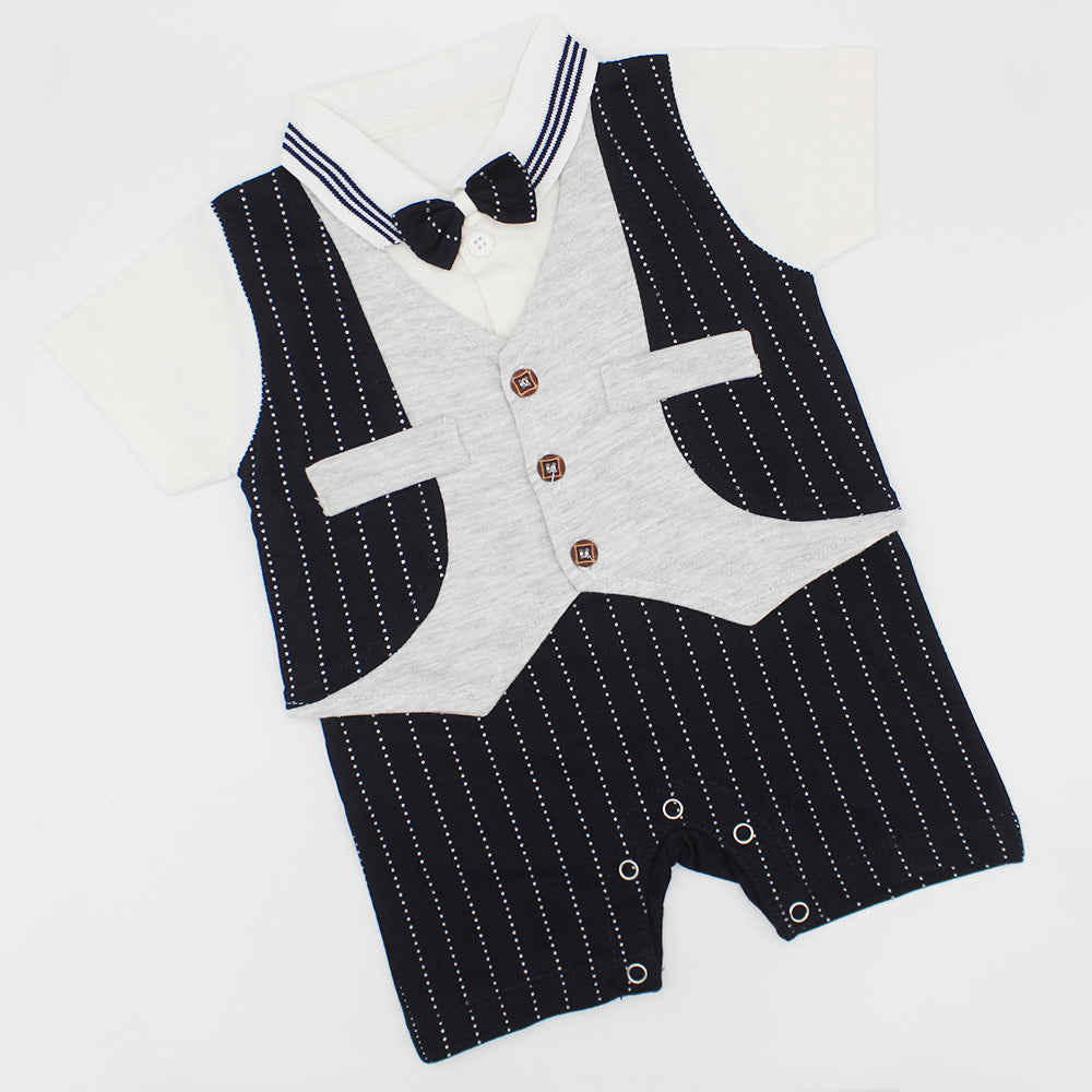 Baby Gentleman MT Dots Half Sleeve Romper Bodysuit for 0-12 months