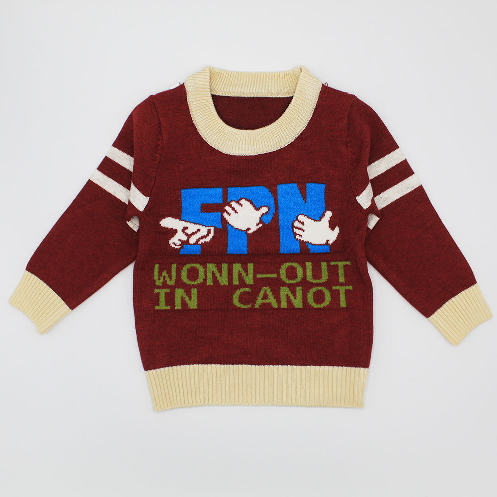 Imported Baby Kids Winter FPN Rabbit Wool Warm Sweaters Long Sleeve Pullover for 3 -24 Months
