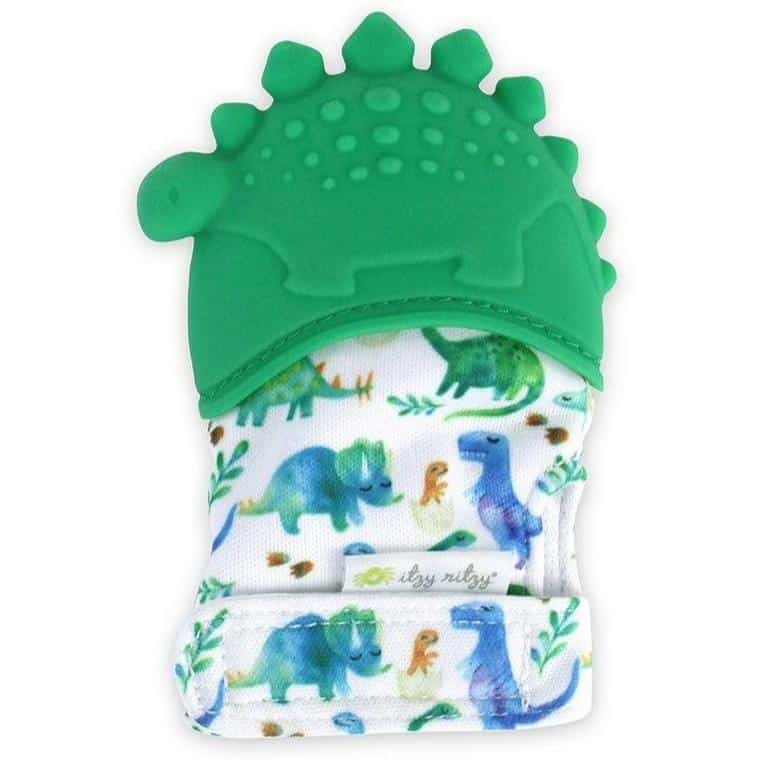 Baby Dino Mitt Character Silicone Teething Mittens