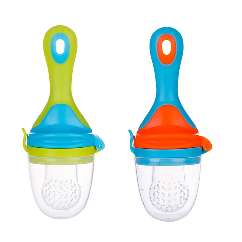 Imported Baby Lollipop Shape Fresh Fruit Pacifier Silicone Nipple Teething Toy Food Feeder