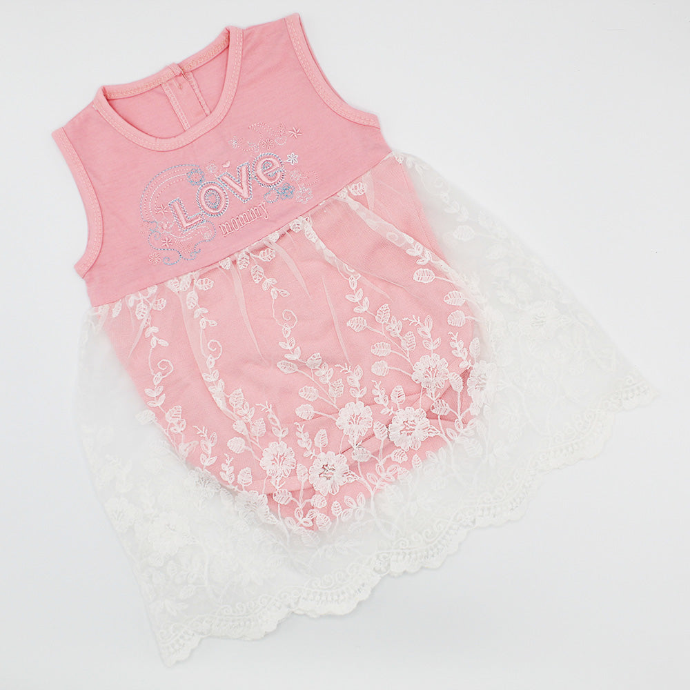 Baby Girl Cute Stylish Love Romper for 0-8 Months