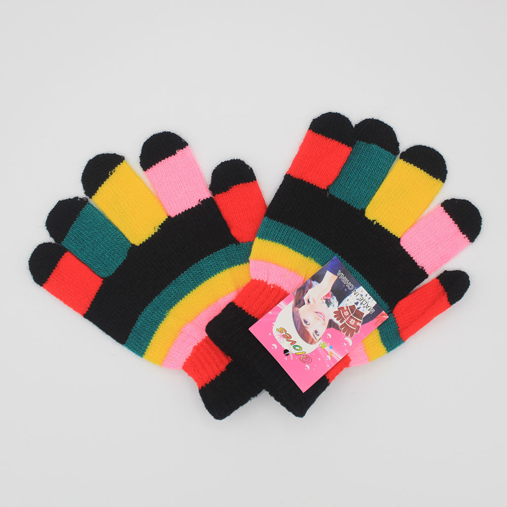 Super Soft Woolen Gloves Multi Colored for Kids 2-5 Years