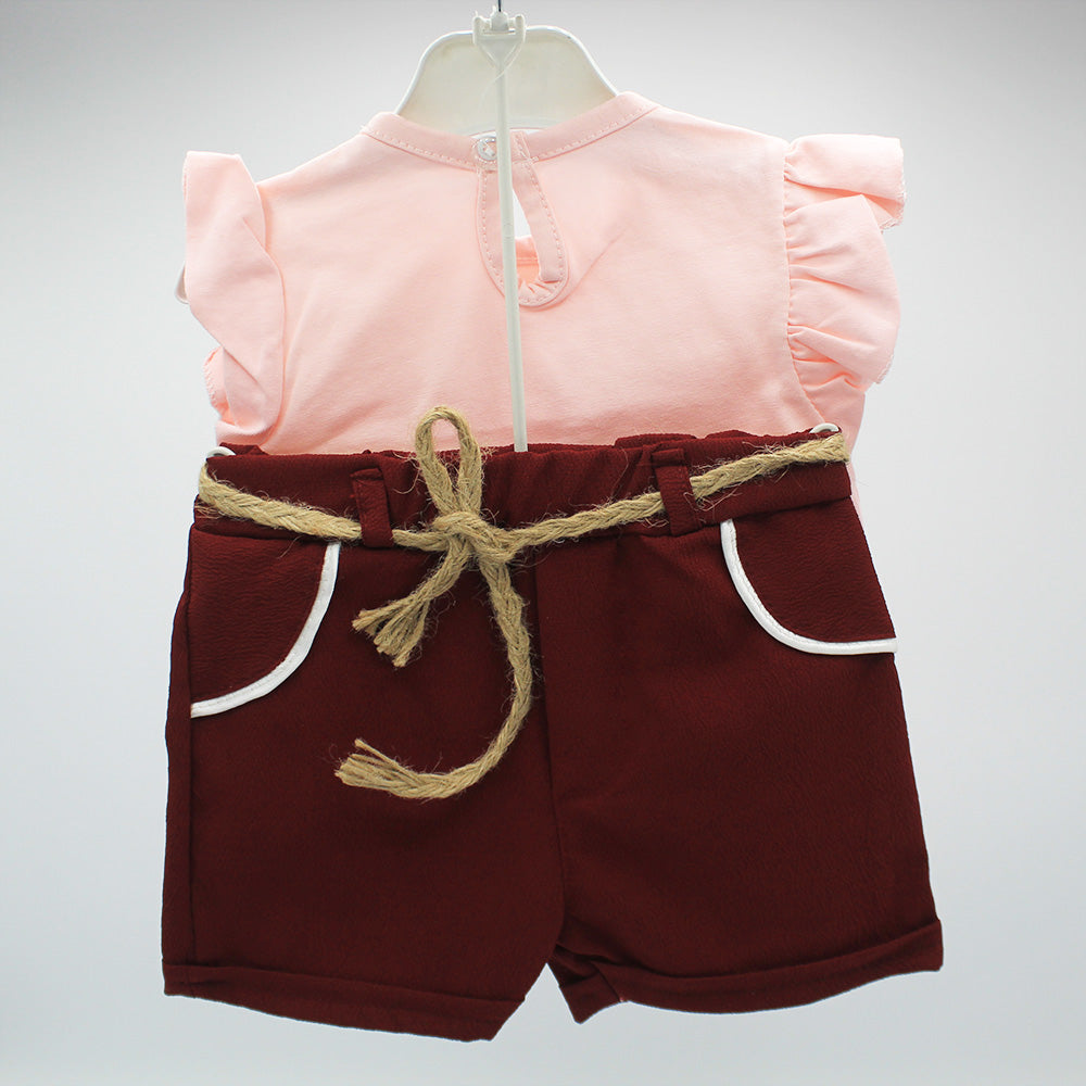 Imported Turkey Baby Girl Super Fancy Fly Sleeves Meow Dress for 0-18 Months