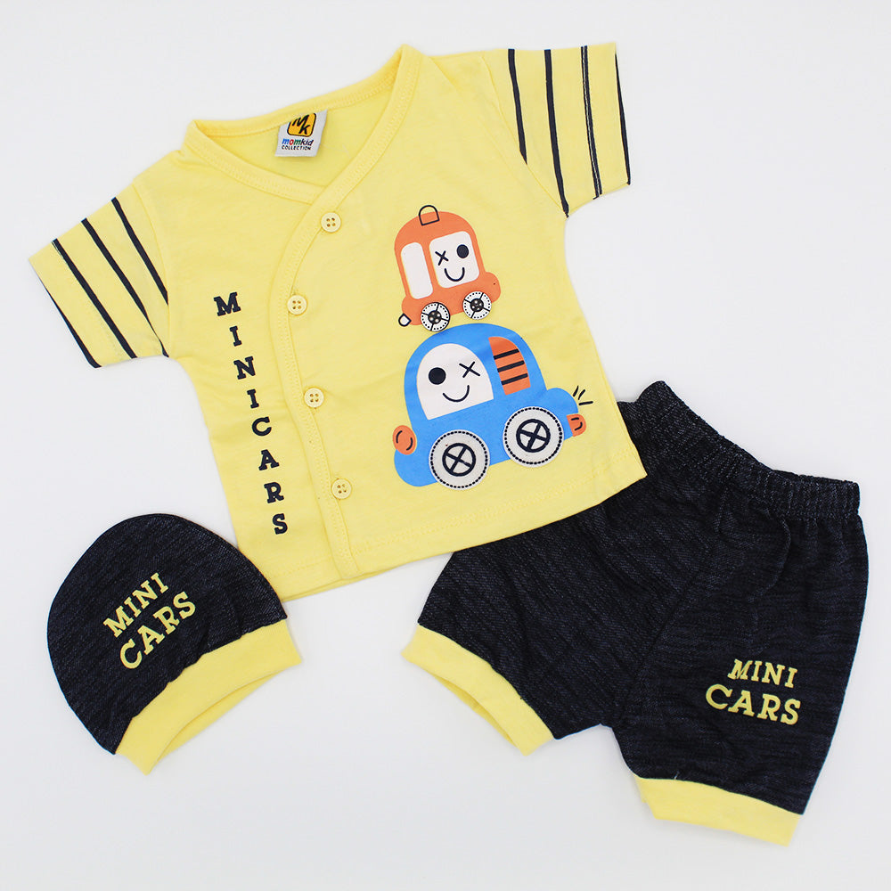 Newborn Baby Mini Cars Dress for 0-3 months