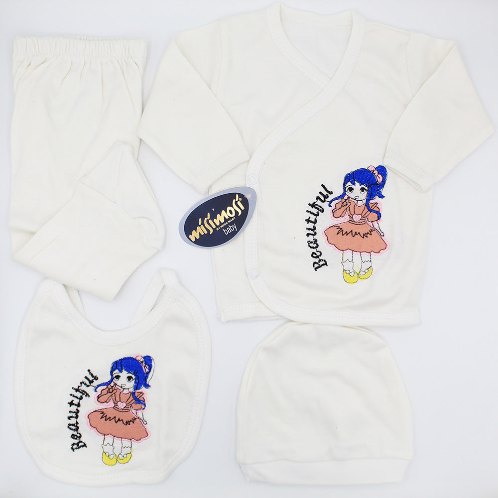 Imported Turkey Newborn Baby 4 Pcs Starter Set for 0-3 Months