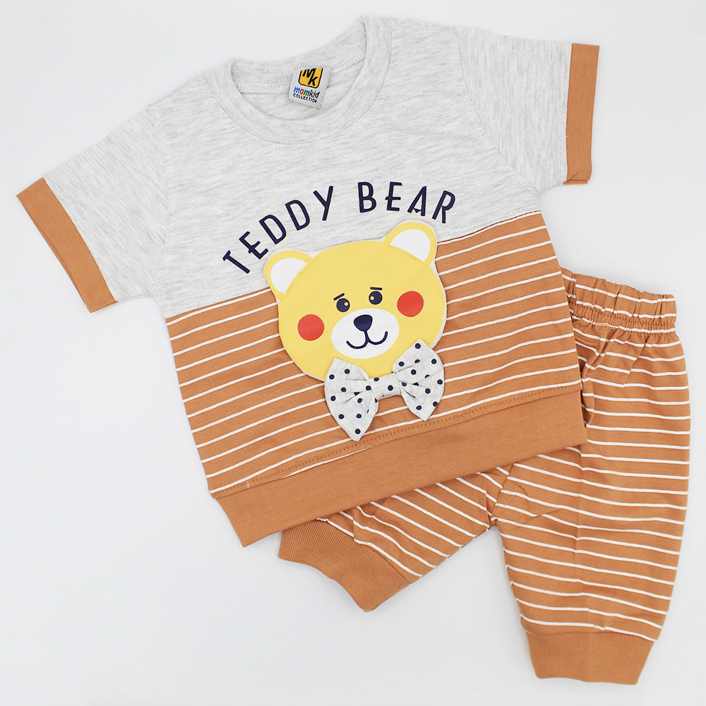 Baby 3D Teddy Bear Bowtie Dress for 3-9 months