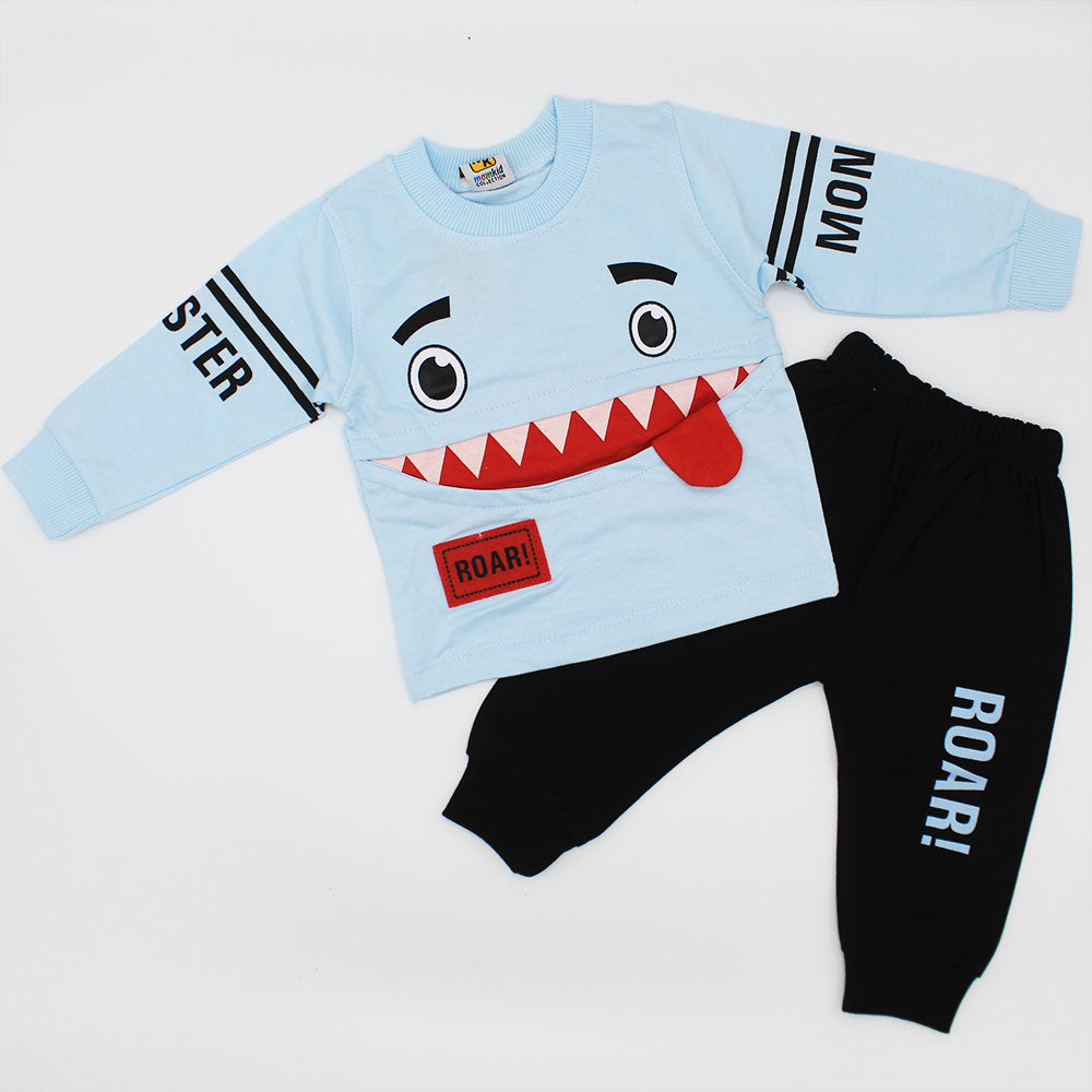 Baby Monster Full Sleeves Dress for 3-9 Months