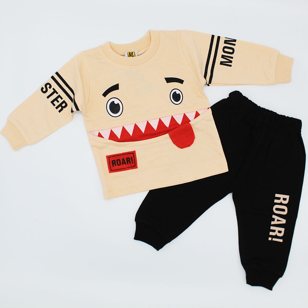 Baby Monster Full Sleeves Dress for 3-9 Months