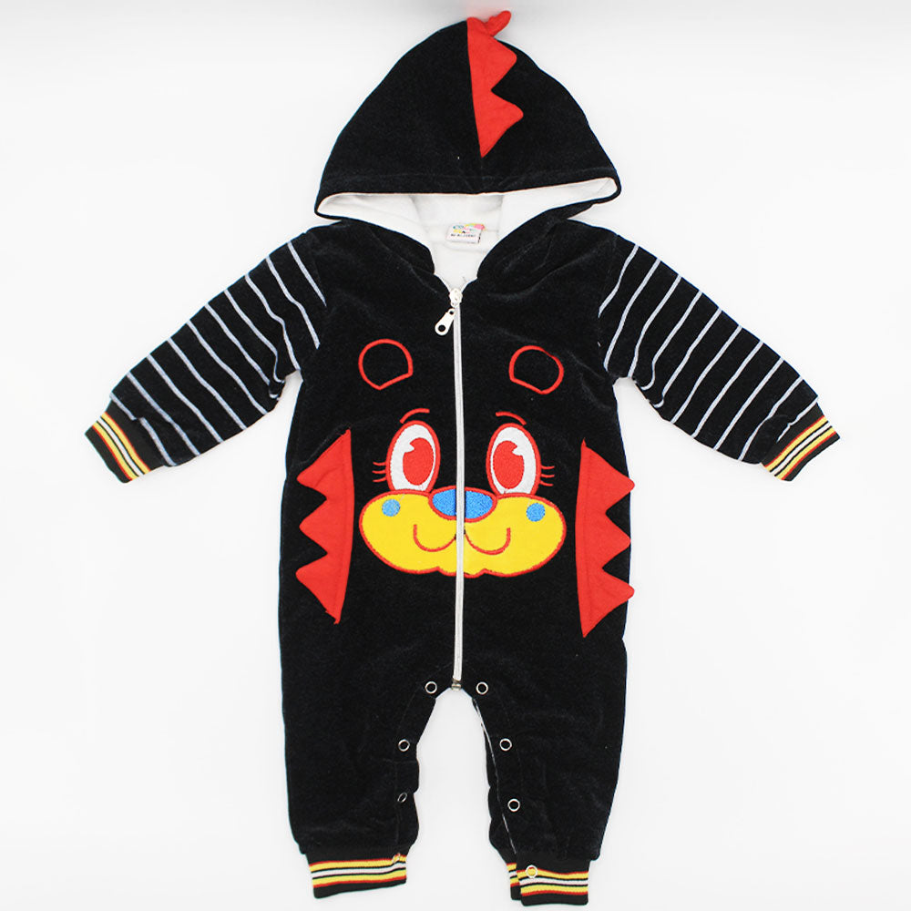 Winter Baby Cartoon Puppy Hooded Romper for 3-9 Months