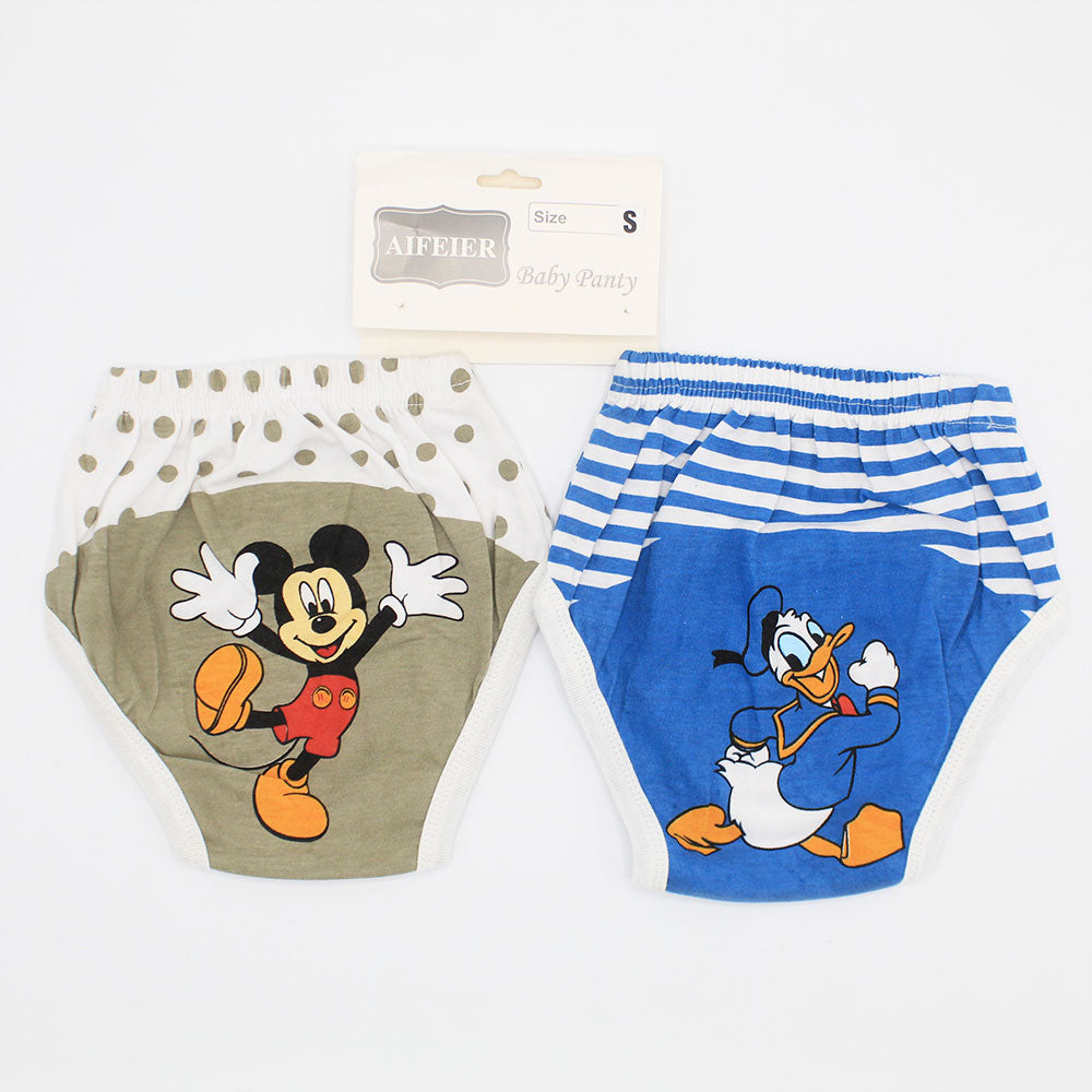 Baby Pack of 2 Soft Cotton Stuff Cartoon Nekker Panty for 0-2 to 3 Years